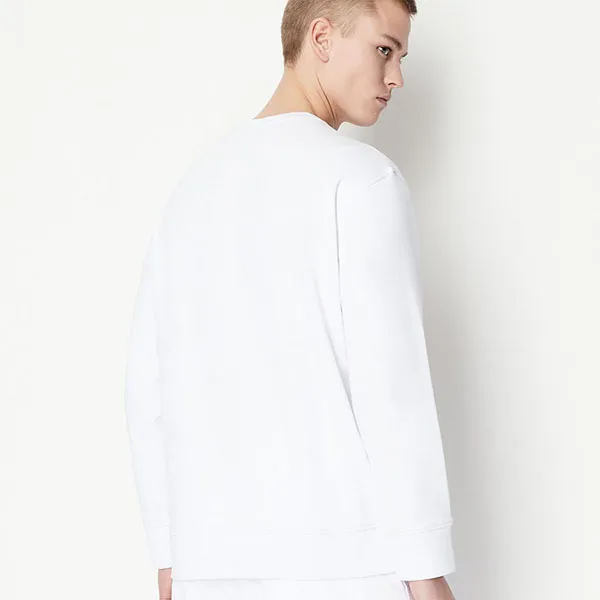Áo Nỉ Sweater Nam Armani Exchange Pride Capsule Hooded Logo Print Sweatshirt 3RZMHRZJBAZ GE03 Màu Trắng Size S - Thời trang - Vua Hàng Hiệu