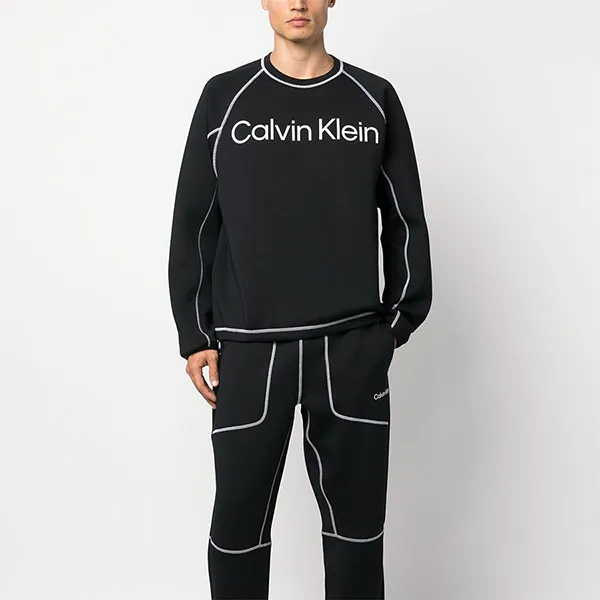 Áo Nỉ Sweater Nam Calvin Klein CK Sweat Pullover Màu Đen - Thời trang - Vua Hàng Hiệu