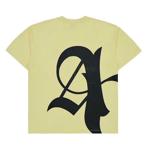 Áo Phông Acmé De La Vie ADLV Big New Symbol Printing Short Sleeve Tshirt Yellow Màu Vàng