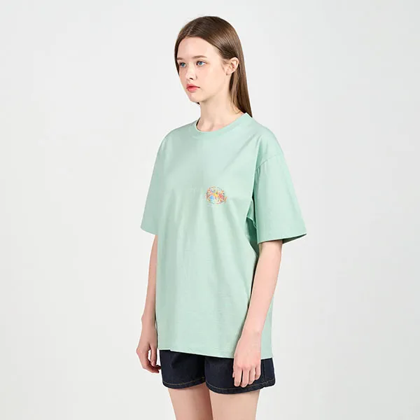 Áo Phông Acmé De La Vie ADLV Gradation Crayon Logo Short Sleeve T-Shirt Màu Xanh Mint - Thời trang - Vua Hàng Hiệu