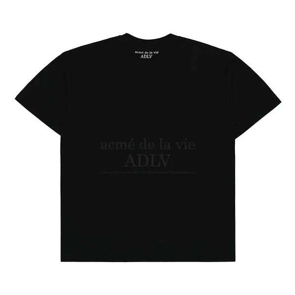 Áo Phông Acmé De La Vie ADLV Mini Baby Face Cat Earplug T-Shirt Màu Đen