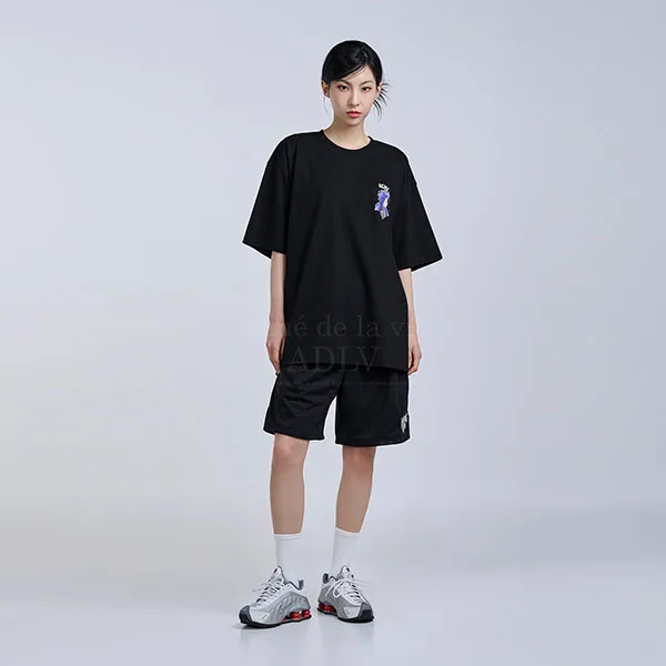Áo Phông Acmé De La Vie ADLV Mini Baby Face Purple Dinosaur T-Shirt Màu Đen - Thời trang - Vua Hàng Hiệu