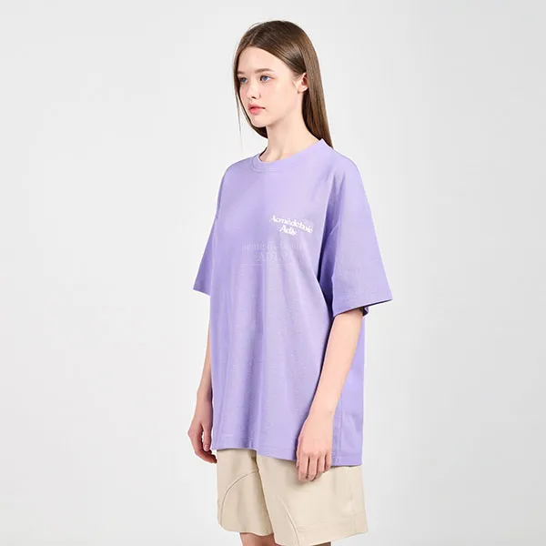 Áo Phông Acmé De La Vie ADLV Rounding Logo Waffle Short Sleeve T-Shirt Màu Tím - Thời trang - Vua Hàng Hiệu