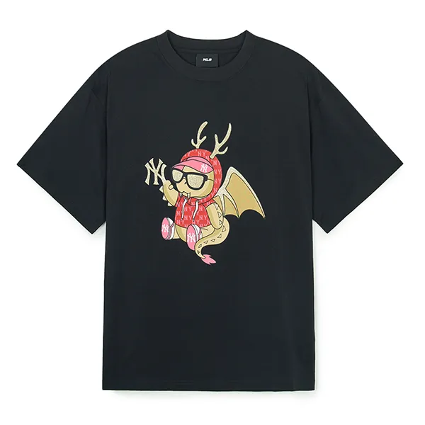 Áo Phông MLB Overfit New York Yankees 3ATSQ0141-50BKS Tshirt Màu Đen Size XS - Thời trang - Vua Hàng Hiệu