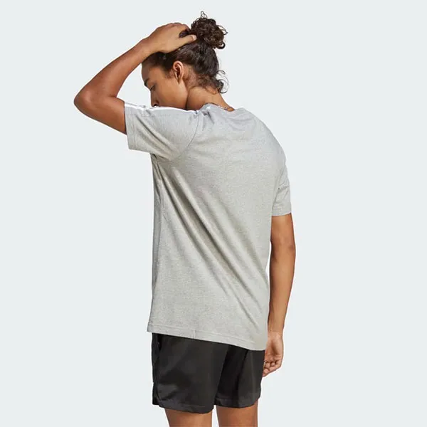 Áo Phông Nam Adidas 3 Sọc Single Jersey Essentials Tshirt IC9337 Màu Xám