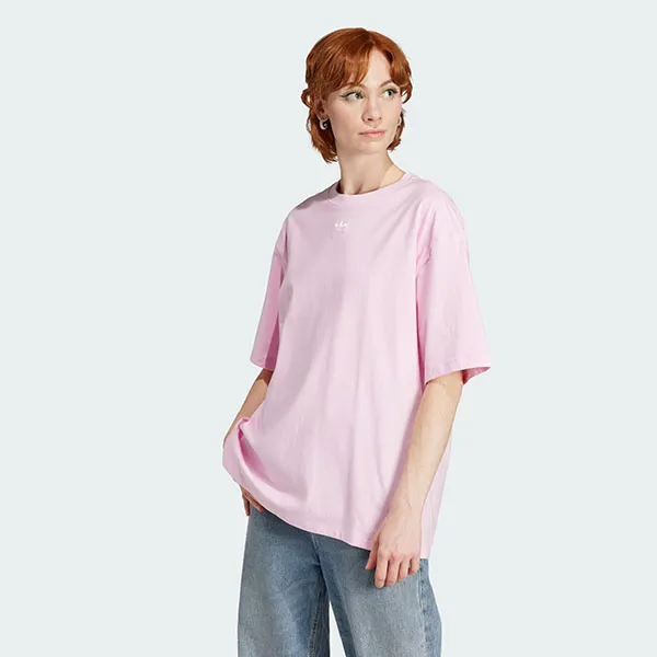 Áo Phông Nữ Adidas Adicolor Essentials IJ9743 Màu Hồng