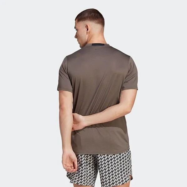 Áo Phông Nam Adidas Training Tshirt ENC02 HR8207 Màu Nâu Size XS