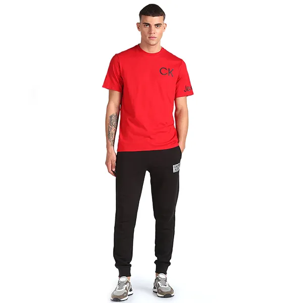 Áo Phông Nam Calvin Klein CK Cotton Tshirt SP40591885 GC05 Màu Đỏ Size M - Thời trang - Vua Hàng Hiệu