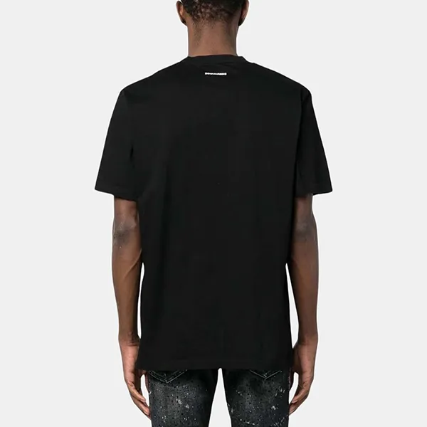 Áo Phông Nam Dsquared2 S79GC0074S23009 Màu Đen Size S