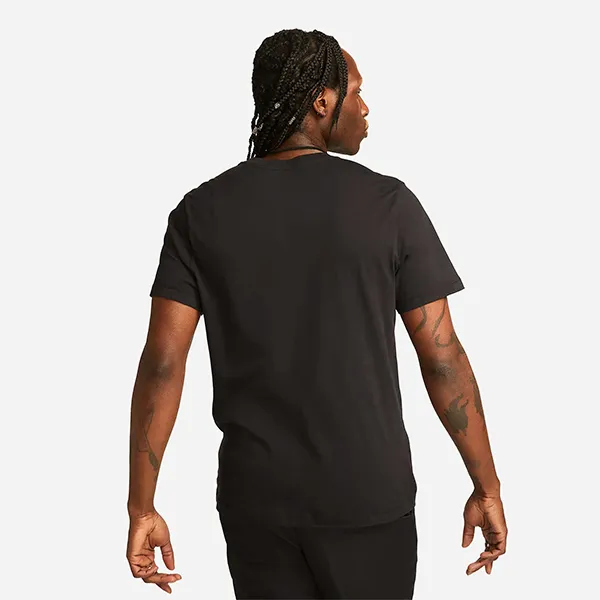Áo Phông Nam Nike SSL Swoosh Tee DZ3613-010 Tshirt Màu Đen - Thời trang - Vua Hàng Hiệu