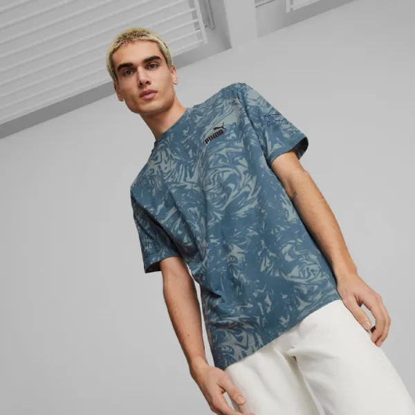 Áo Thun Nam Puma Power Printed Tshirt 67339784 Xanh Blue