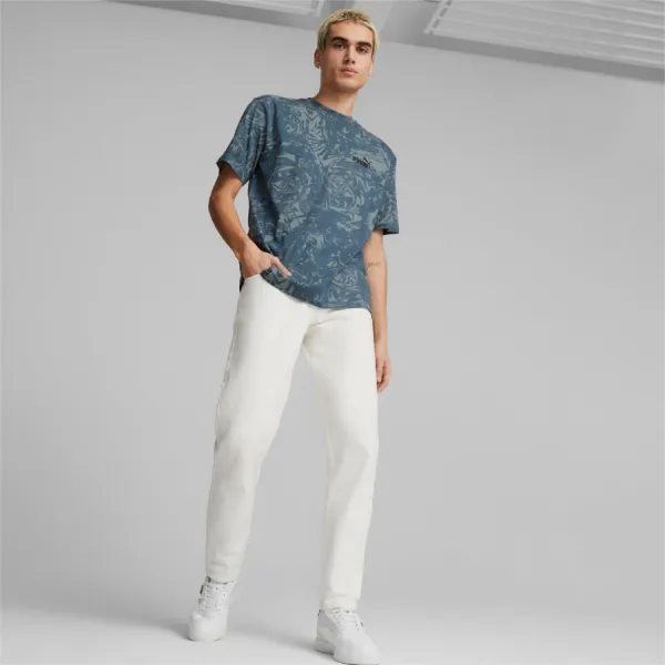 Áo Thun Nam Puma Power Printed Tshirt 67339784 Xanh Blue