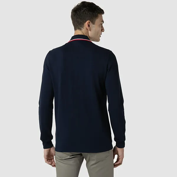 Áo Polo Dài Tay Nam Lacoste PH2215 15L Màu Xanh Navy