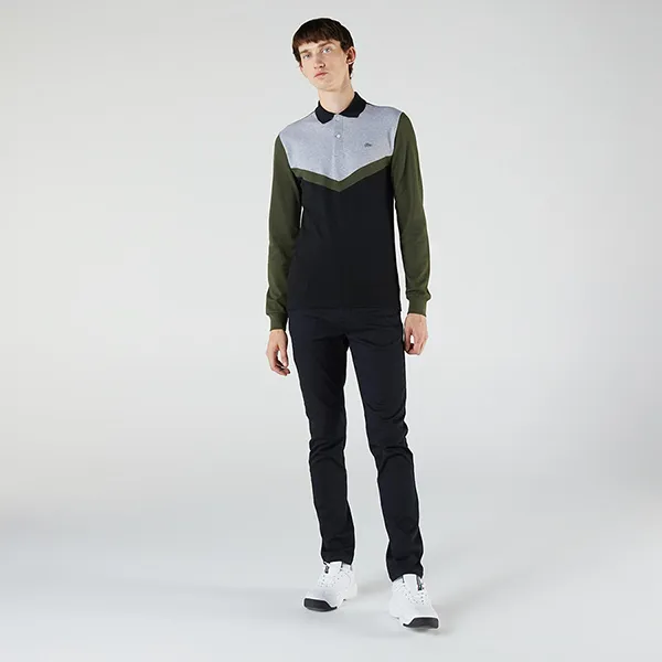 Áo Polo Dài Tay Nam Lacoste PH2220R 20S Màu Xanh Đen - Thời trang - Vua Hàng Hiệu