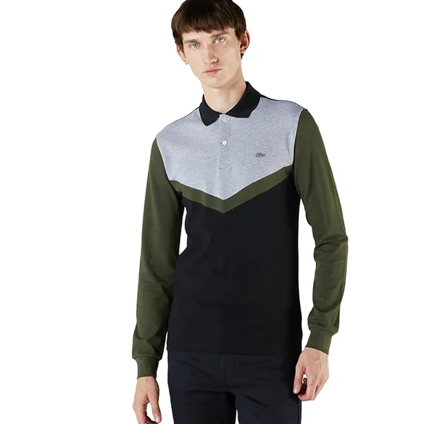 Áo Polo Dài Tay Nam Lacoste PH2220R 20S Màu Xanh Đen - Thời trang - Vua Hàng Hiệu