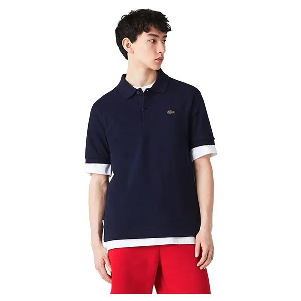 Áo Polo Lacoste Relaxed Fit Stretch PH2760 Xanh Navy