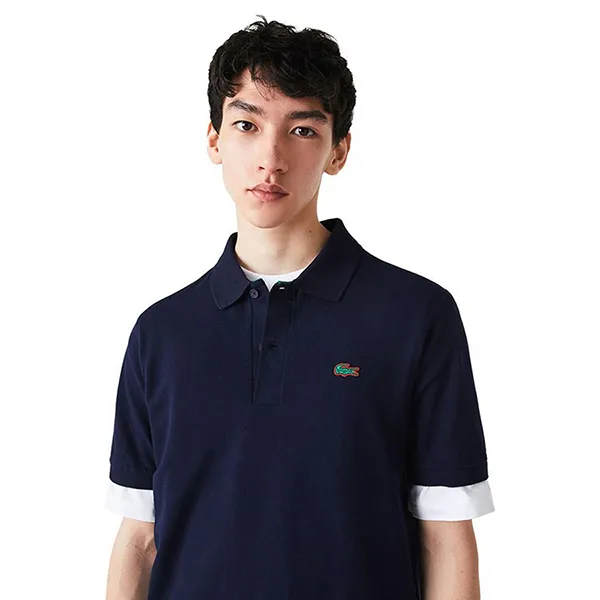 Áo Polo Lacoste Relaxed Fit Stretch PH2760 Xanh Navy