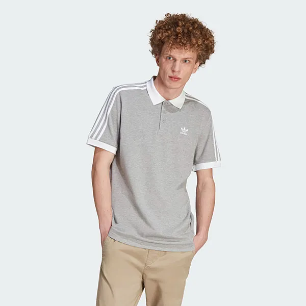 Áo Polo Nam Adidas Adicolor Classics 3 Stripes IL2502 Màu Xám Size XS