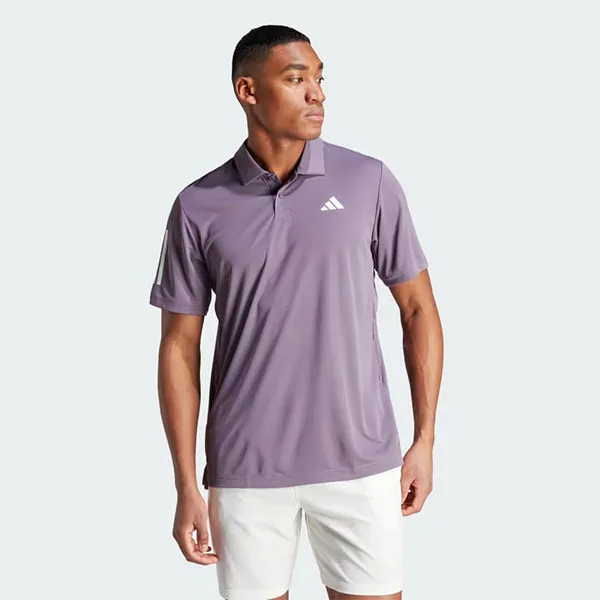 Áo Polo Nam Adidas Club 3-Stripes Tennis Polo Shirt IJ4873 Màu Tím - Thời trang - Vua Hàng Hiệu