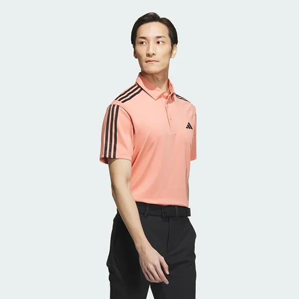 Áo Polo Nam Adidas Heat.Rdy 3-Stripes HY0989 Màu Hồng Cam Size L