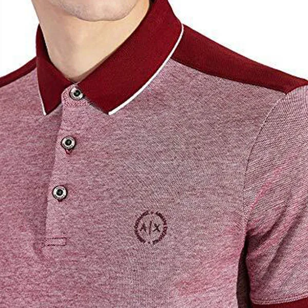 Áo Polo Nam Armani Exchange 8NZF76Z8M5Z- GC03 Màu Đỏ Hồng Size XS