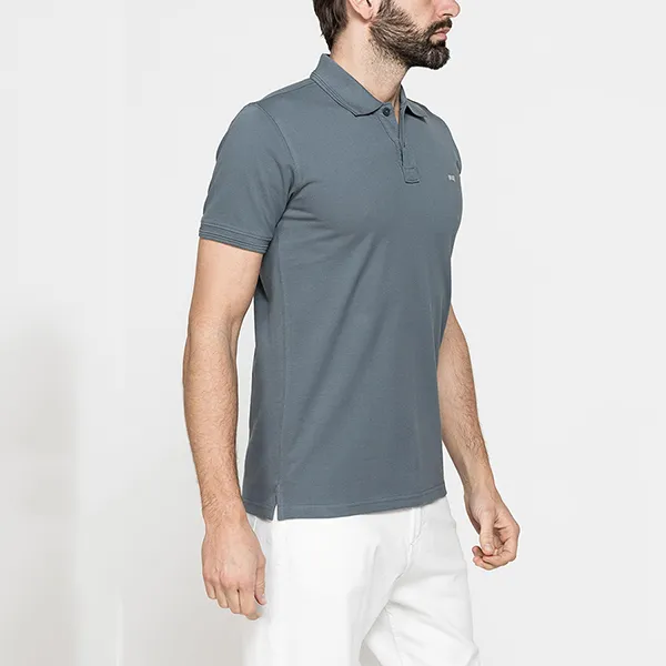 Áo Polo Nam Carrera Jeans T819B075AL_859 Màu Xám Size M