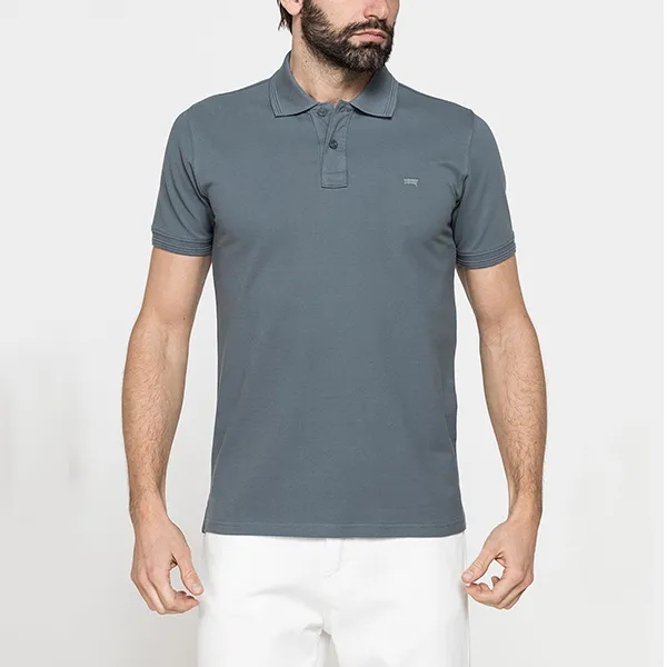 Áo Polo Nam Carrera Jeans T819B075AL_859 Màu Xám Size M