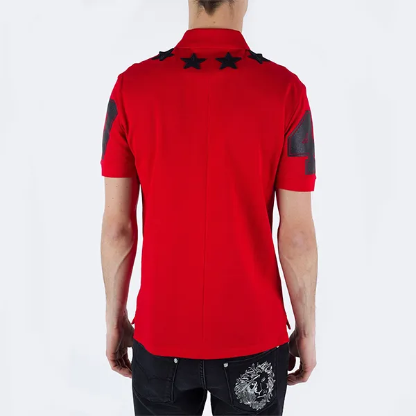 Áo Polo Nam Givenchy Red Patched Polo Màu Đỏ Size L - Thời trang - Vua Hàng Hiệu