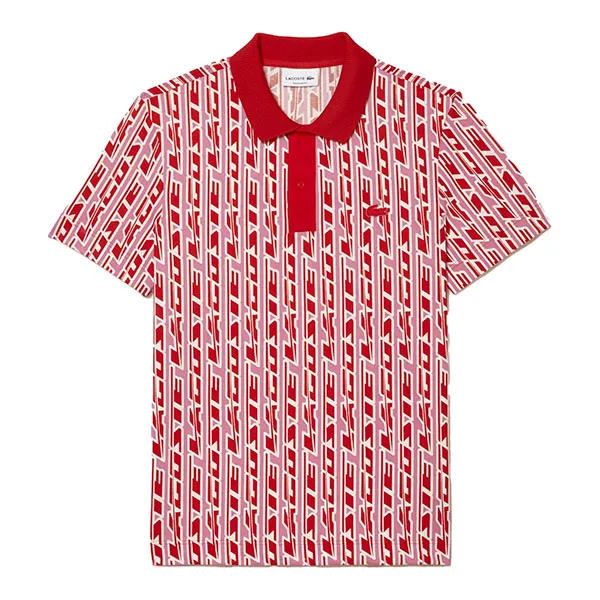 Áo Polo Nam Lacoste Active Erkek Regular Fit PH5655519HY-PC04 Màu Đỏ Trắng Size XL
