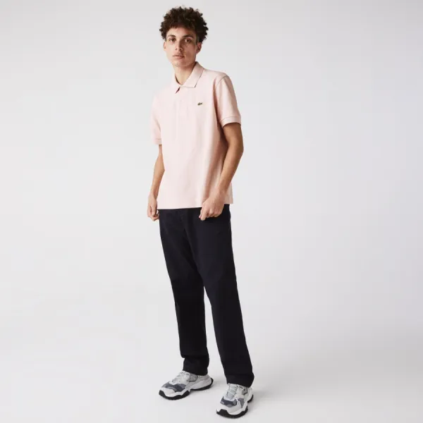 Áo Polo Nam Lacoste Classic Fit Organic Cotton Polo Shirt L1221 00 ADY Màu Hồng Nhạt Size 3 - Thời trang - Vua Hàng Hiệu
