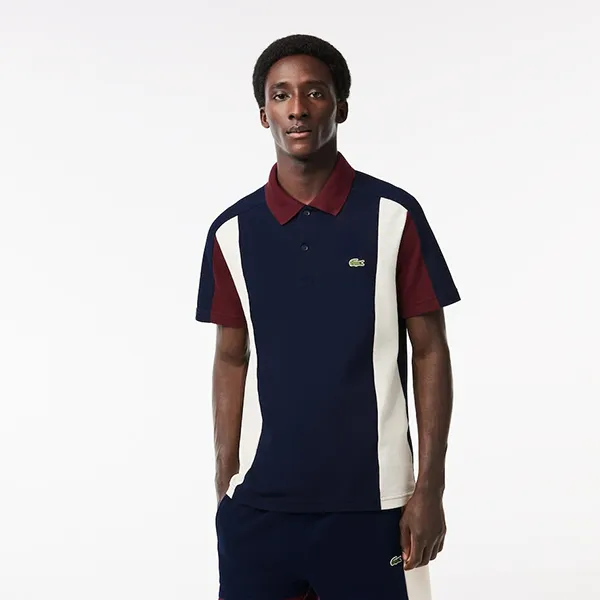 Áo Polo Nam Lacoste Egular Fit Colorblock PH1302 51 PIG Phối Màu Size 3 - Thời trang - Vua Hàng Hiệu
