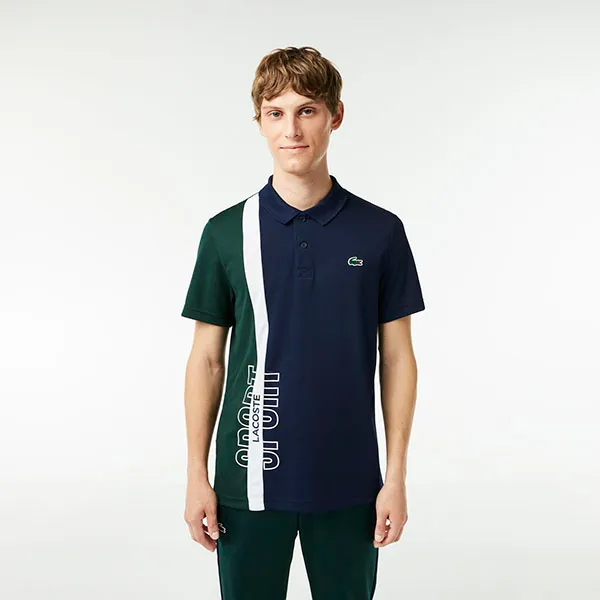 Áo Polo Nam Lacoste Regular Fit Recycled Knit Tennis DH1092 N87 Màu Xanh Navy Size 2 - Thời trang - Vua Hàng Hiệu