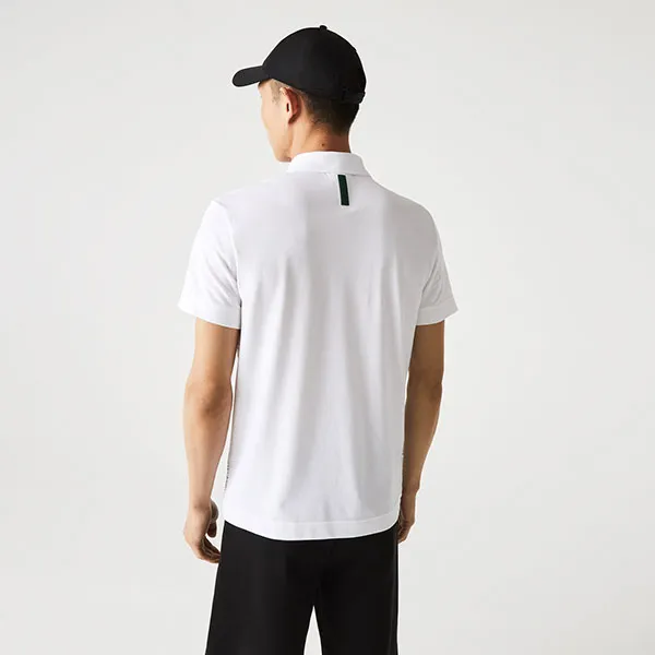 Áo Polo Nam Lacoste PH332551001-PC04 Màu Trắng Họa Tiết Size S