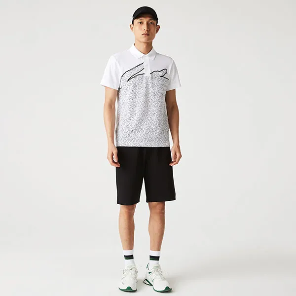 Áo Polo Nam Lacoste PH332551001-PC04 Màu Trắng Họa Tiết Size S