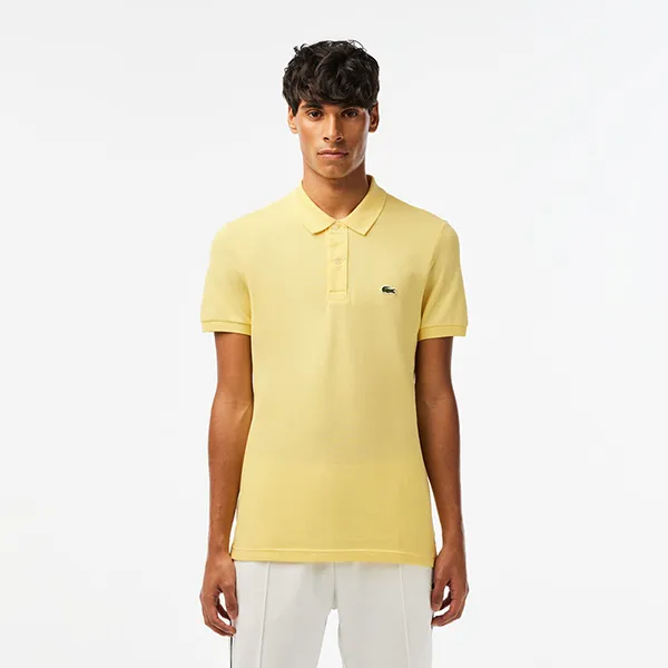Áo Polo Nam Lacoste Slim Fit PH4012 51 107 Màu Vàng Pastel Size 4