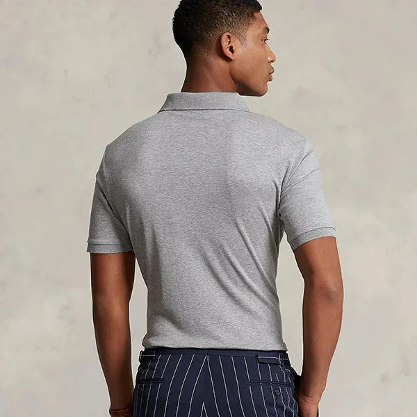 Áo Polo Nam Ralph Lauren 710832749036 -GP02 Màu Xám Nhạt Size M - Thời trang - Vua Hàng Hiệu