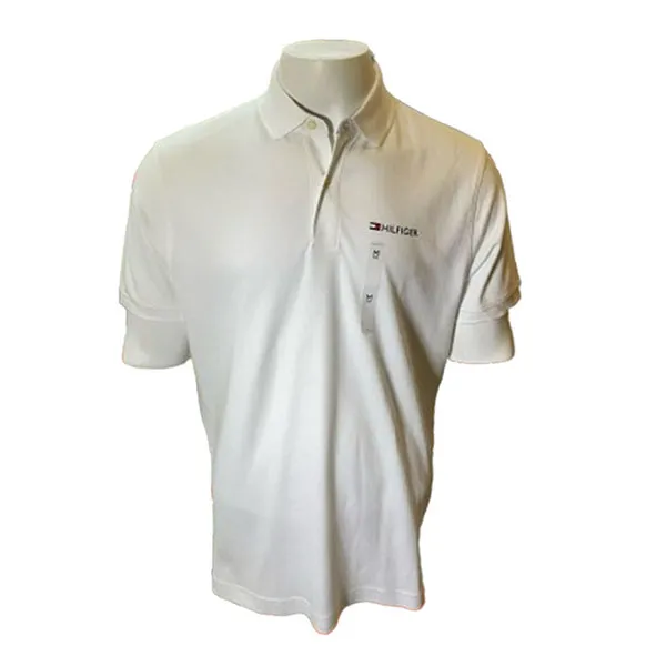Áo Polo Nam Tommy Hilfiger 78J9240 100 GD04 Màu Trắng Size L - Thời trang - Vua Hàng Hiệu
