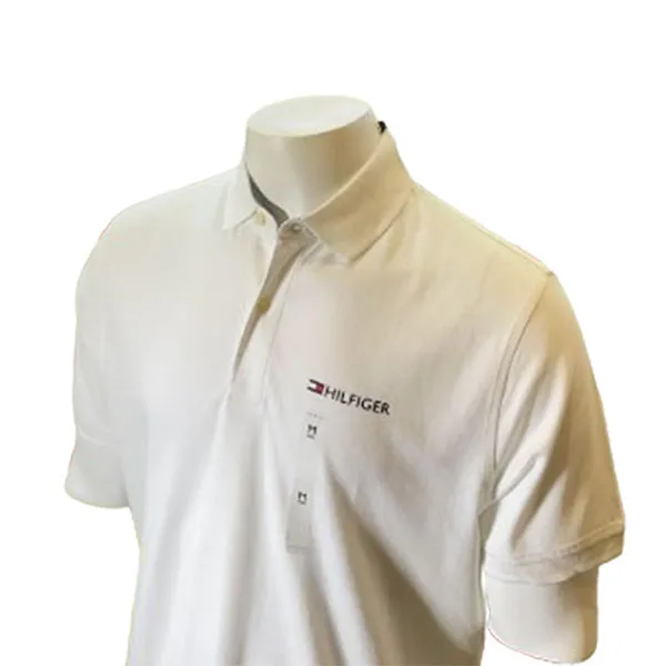Áo Polo Nam Tommy Hilfiger 78J9240 100 GD04 Màu Trắng Size L - Thời trang - Vua Hàng Hiệu