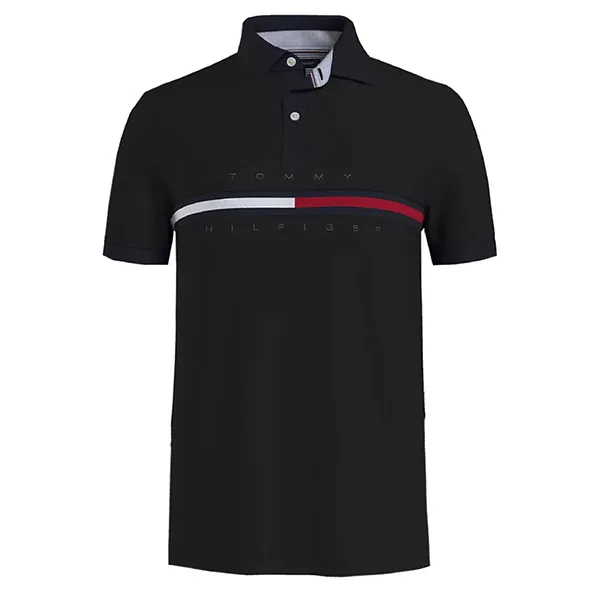 Áo Polo Nam Tommy Hilfiger Bar Stripe Black 78J3232 003 Màu Đen Size S - Thời trang - Vua Hàng Hiệu