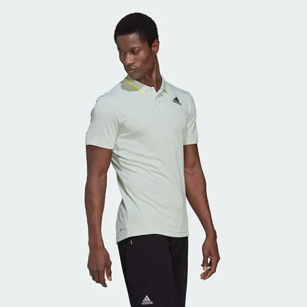Áo Polo Tennis Nam Adidas T Freelift HM6547 Màu Xanh Nhạt Size XS