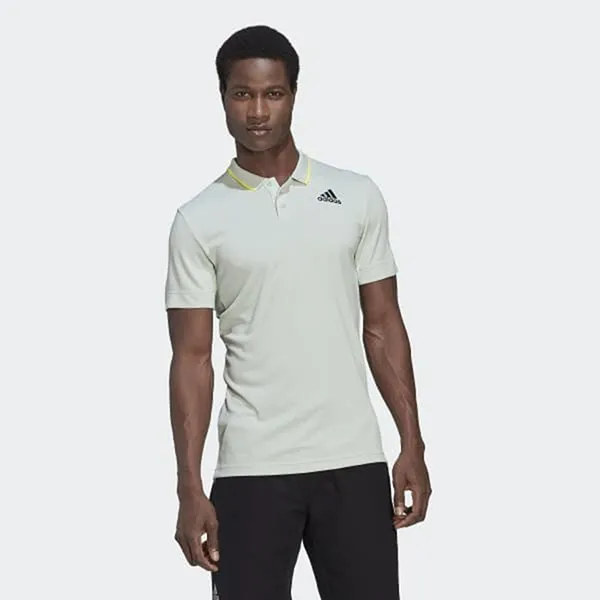 Áo Polo Tennis Nam Adidas T Freelift HM6547 Màu Xanh Nhạt Size XS