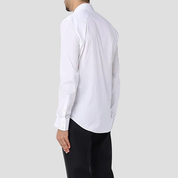 Áo Sơ Mi Nam Alexander Mcqueen With Strap Detail In White 624753 QPN44 9000 Màu Trắng