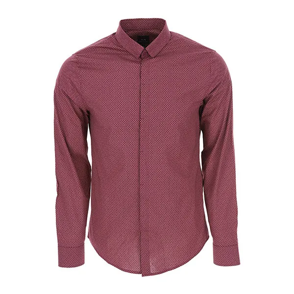 Áo Sơ Mi Nam Armani Exchange All Over Logo Pattern 6LZC04ZNEAZ -GD03 Màu Đỏ Size XS - Thời trang - Vua Hàng Hiệu