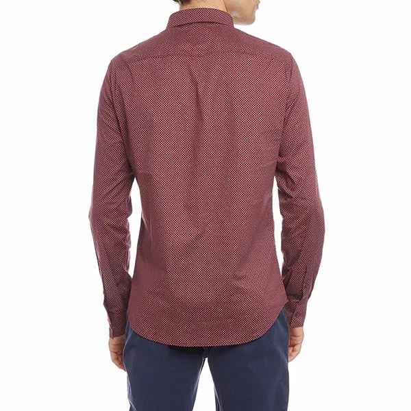 Áo Sơ Mi Nam Armani Exchange All Over Logo Pattern 6LZC04ZNEAZ -GD03 Màu Đỏ Size XS - Thời trang - Vua Hàng Hiệu