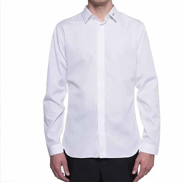 Áo Sơ Mi Nam Dior Embroidered Cotton Shirt Màu Trắng Size 40 - Thời trang - Vua Hàng Hiệu