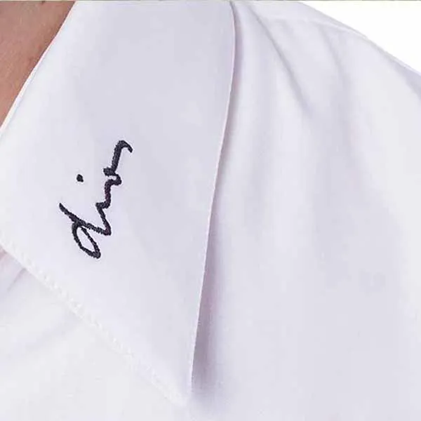 Áo Sơ Mi Nam Dior Embroidered Cotton Shirt Màu Trắng Size 40 - Thời trang - Vua Hàng Hiệu
