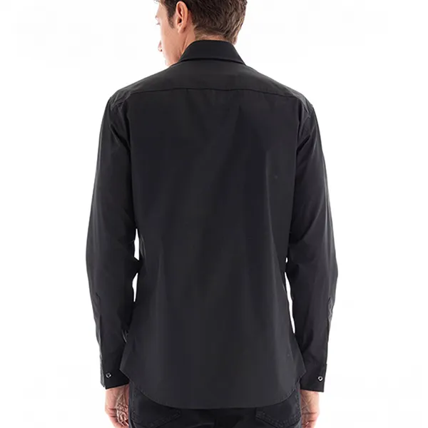 Áo Sơ Mi Nam Dsquared2 Buttoned Long Sleeved Shirt S74DM0653S36275 Màu Đen - Thời trang - Vua Hàng Hiệu