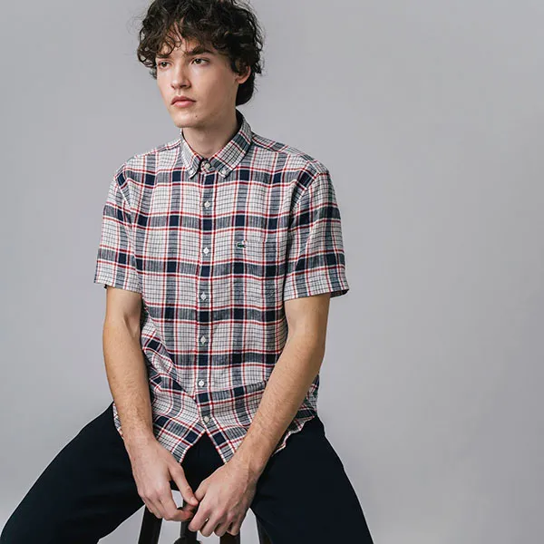 Áo Sơ Mi Nam Lacoste Regular Fit CH9865L HDE Phối Màu Size 41