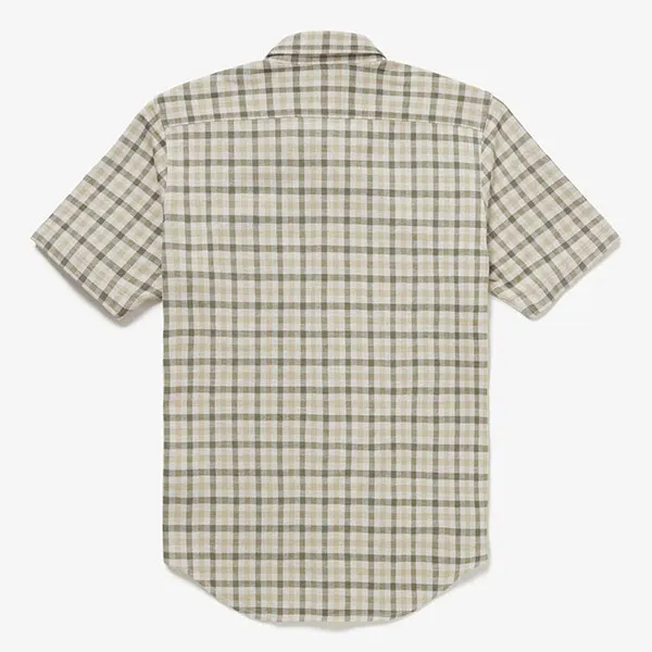 Áo Sơ Mi Nam Lacoste Regular Fit CH9874L 316 Màu Nâu Nhạt Size 41