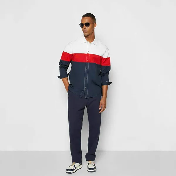 Áo Sơ Mi Nam Tommy Hilfiger Jeans Archive Rich Phối Màu